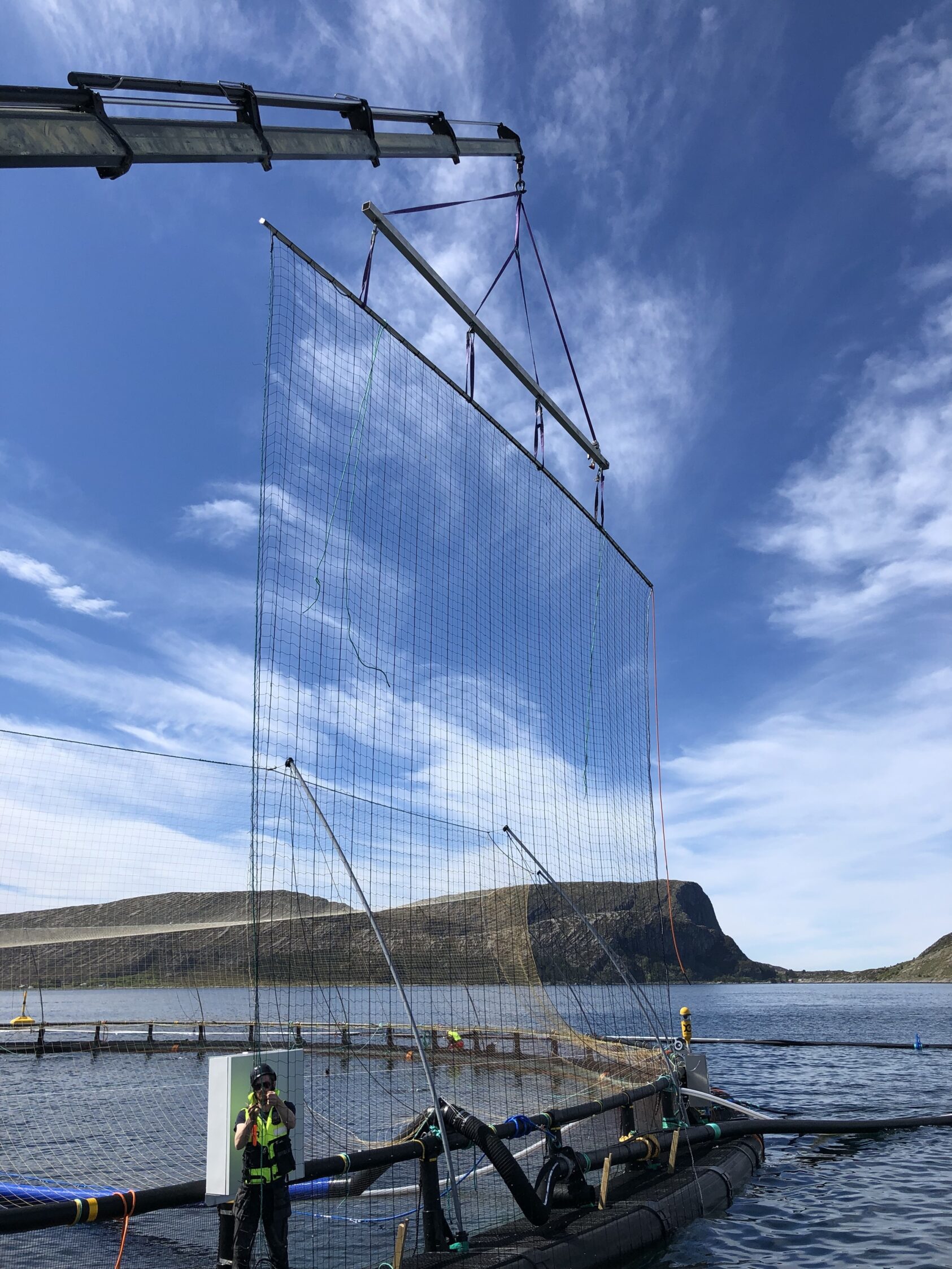 Christian Eritzland, The electric fence system have already been implemented in large-scale commercial systems., Foto Christian Eritzland, ,