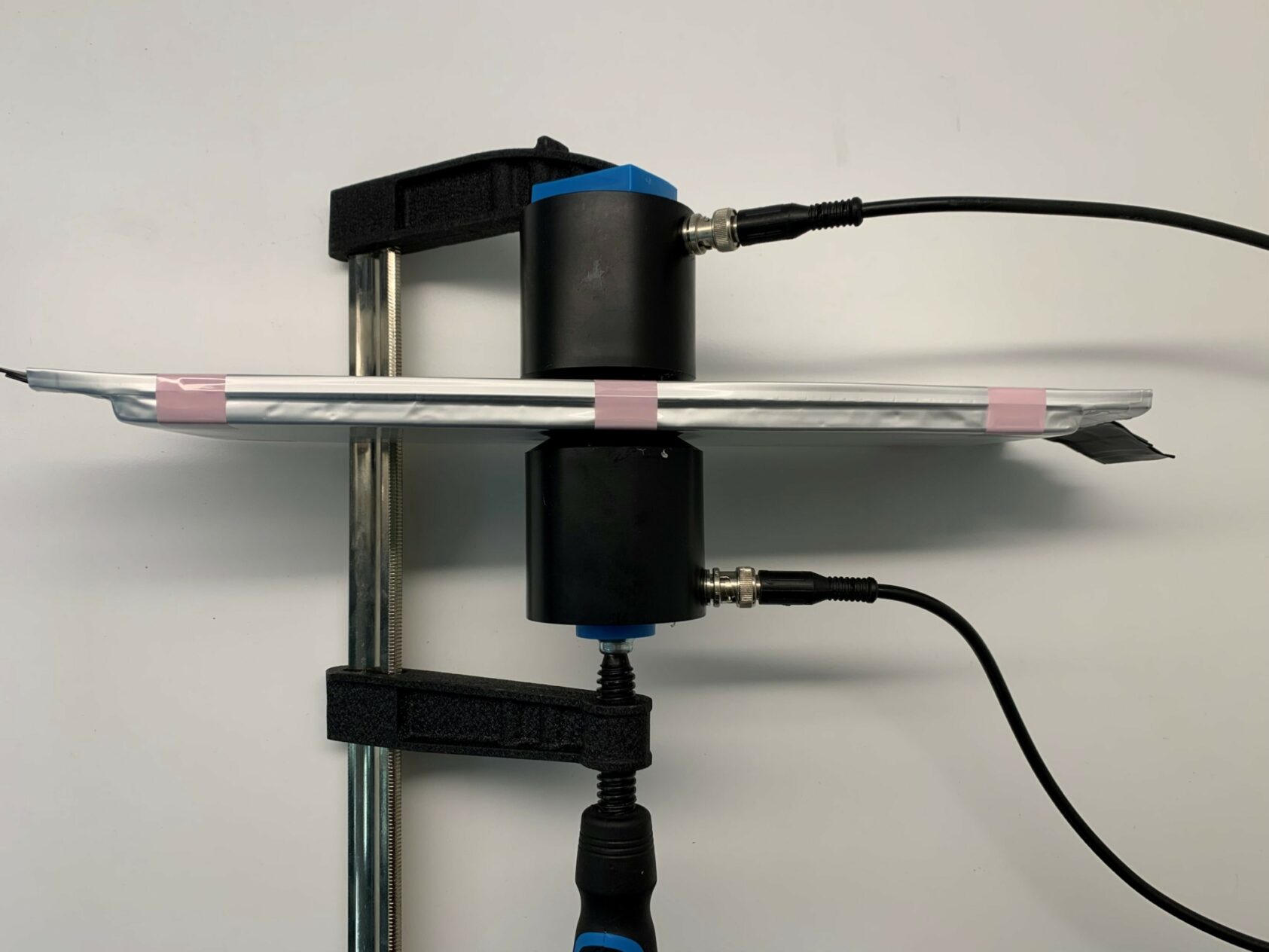 Kjetil Daae Lohne, NORCE, Ultrasound measurement on lithium battery from RFF Vestland preliminary project in 2021., Batt3, <p>Kjetil Daae Lohne, NORCE</p>, Lithium battery