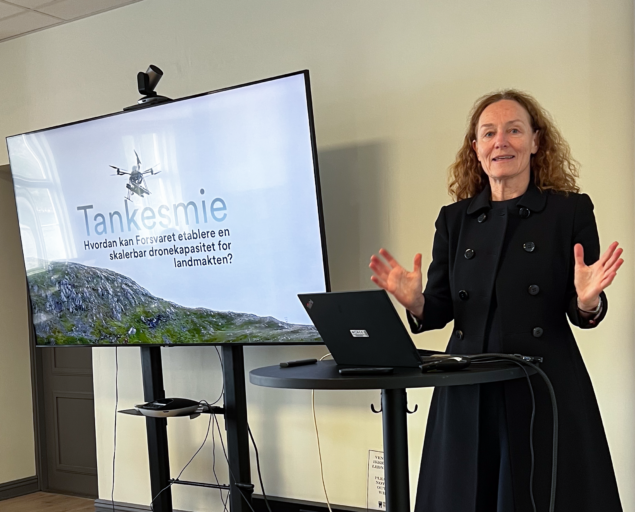 Katrine Jaklin, NORCE, Helhetstenkning er viktig, sa konsernsjef i NORCE Camilla Stoltenberg., Foto Katrine Jaklin 2203, ,