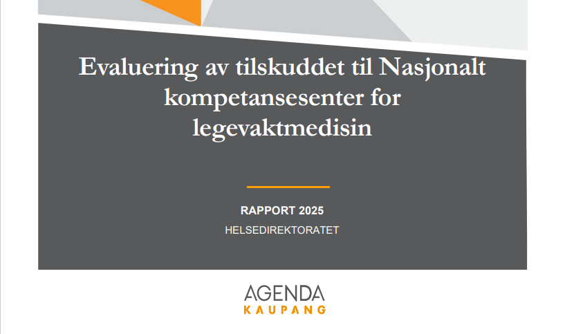 Evaluering av tilskuddet til NKLM