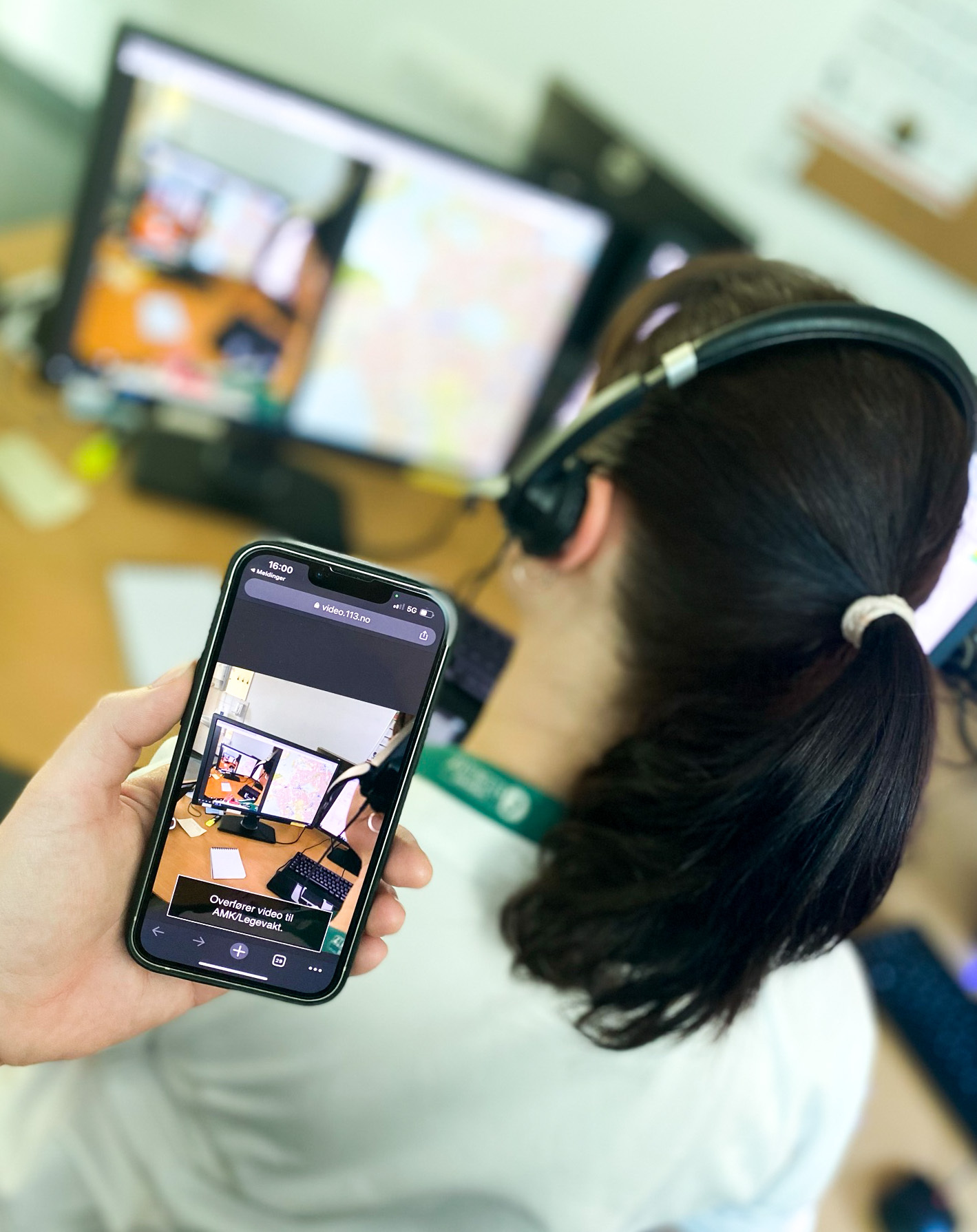 , Nathalie Sandal, NKLM, Illustrasjon Nyhetsmelding rapport 2 2022 video i legevaktsentral, ,