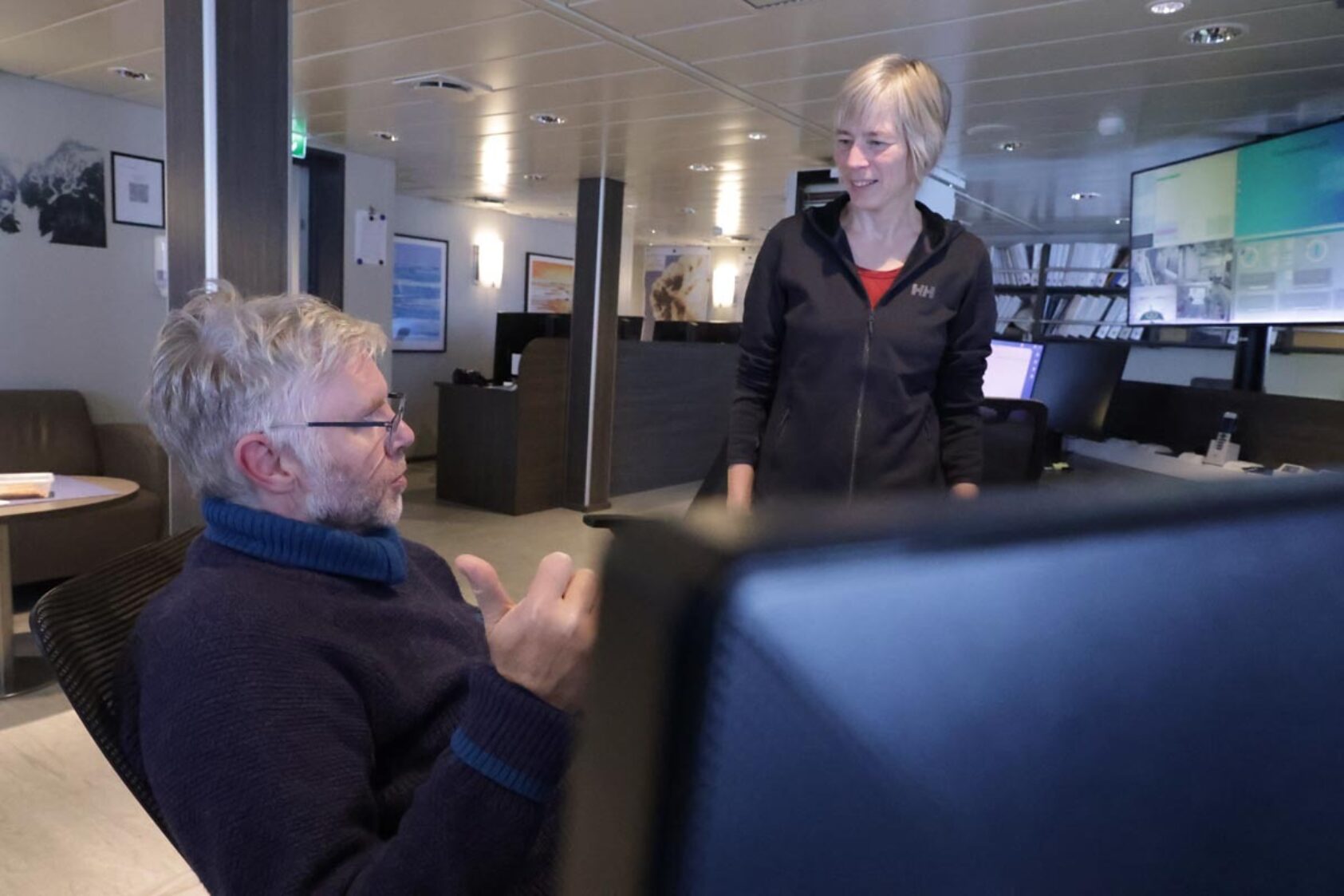 Daniel Albert, GoNorth/SINTEF, The success of the expedition is in no small part due to its two co-leads, who have worked tirelessly to plan the sampling and data collection activities, altering their plans continuously to extract as much value as possible from the ship time., IMG 3350, ,