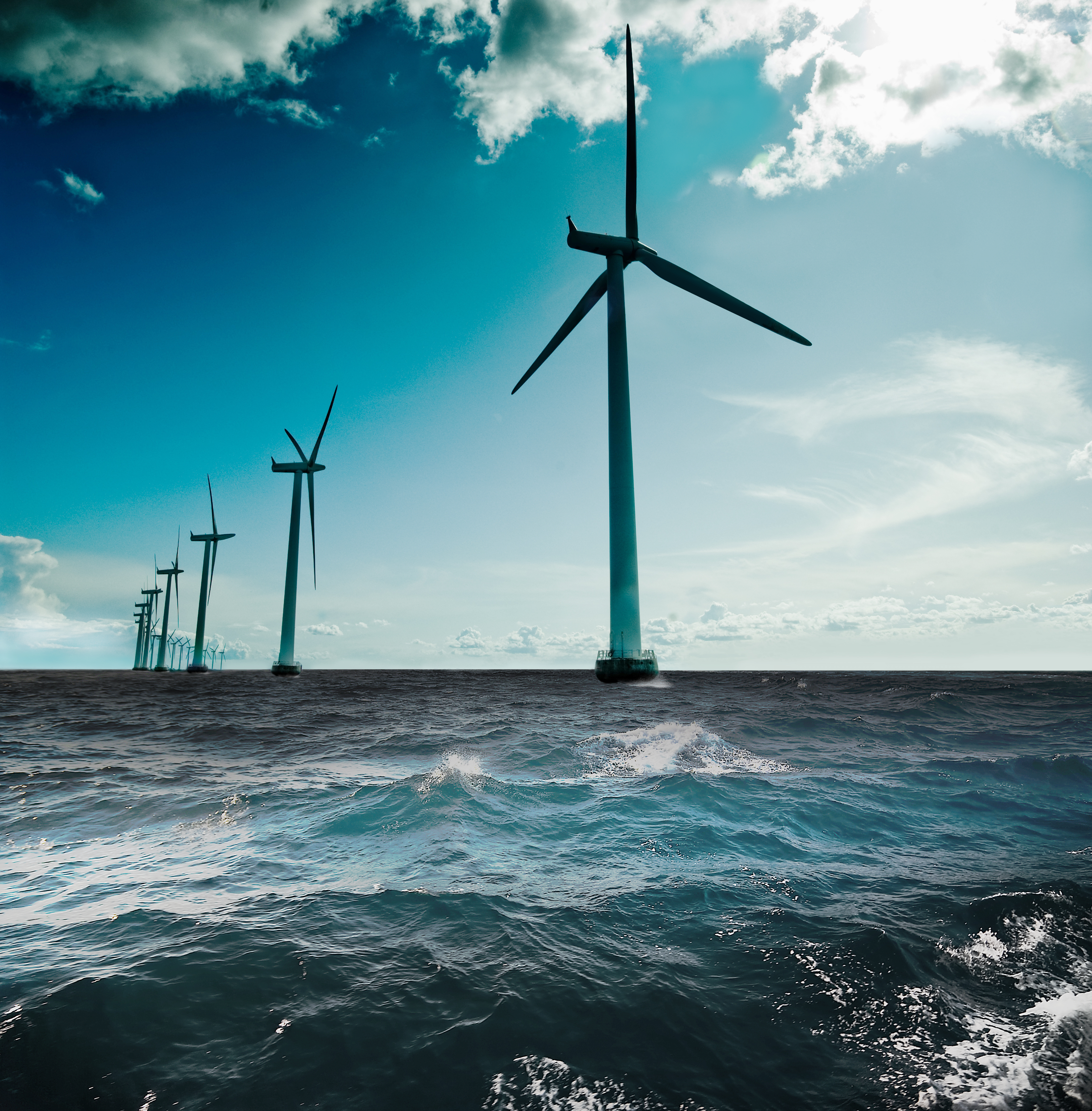 , NORCE, Norcowe profilbilder bilde med rekke av vindmøller, ,