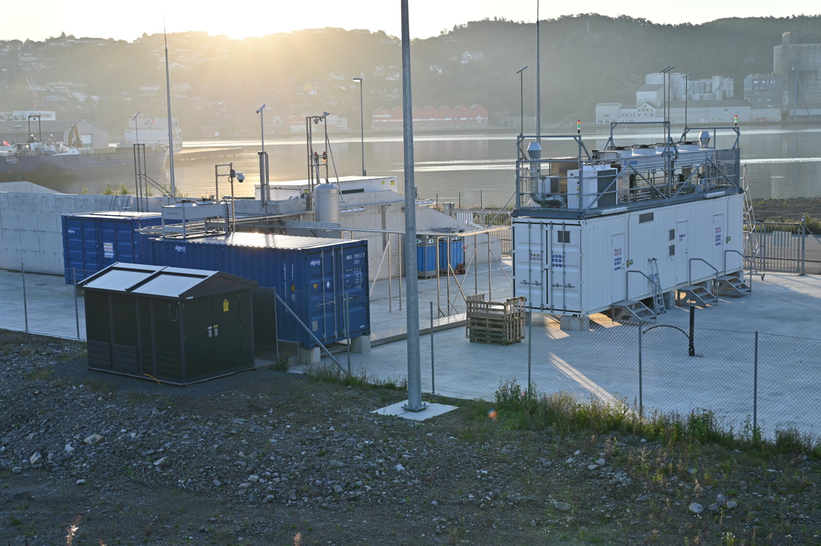 Dalane Energi, The hydrogen factory at Eigerøy which is upscaling after funding from Enova., Hydrogenfabrikk eigerøya Dalana Energi, ,