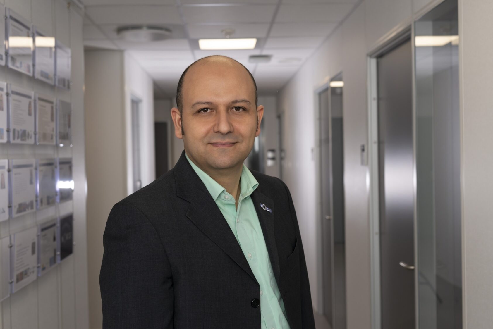 NORCE, Nabil Belbachir, coordinator of the COGNIMAN project and director of research at NORCE., Nabil, <p>NORCE</p>, Portrait of a man, headshot.