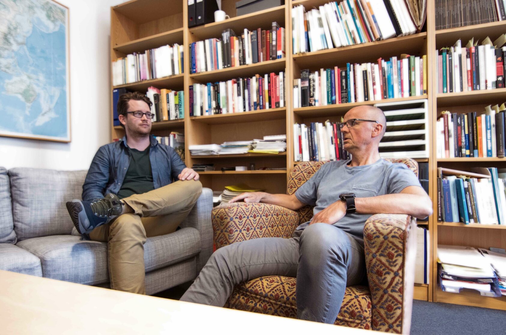 Foto: Andreas R. Graven, Forsker Sveinung Arnesen (t.v) og forskningsleder Dag Arne Christensen, NORCE., Dag arne sveinung hoved web, ,