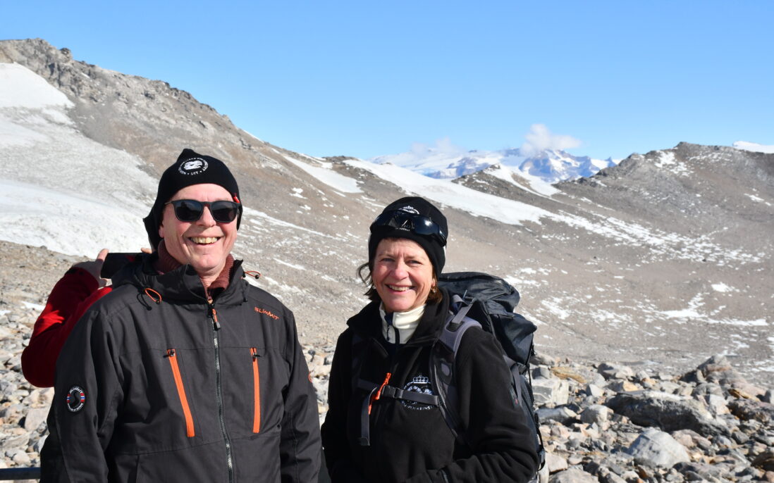 UiT-rektor Dag-Rune Olsen og Gunn Mangerud, UiB